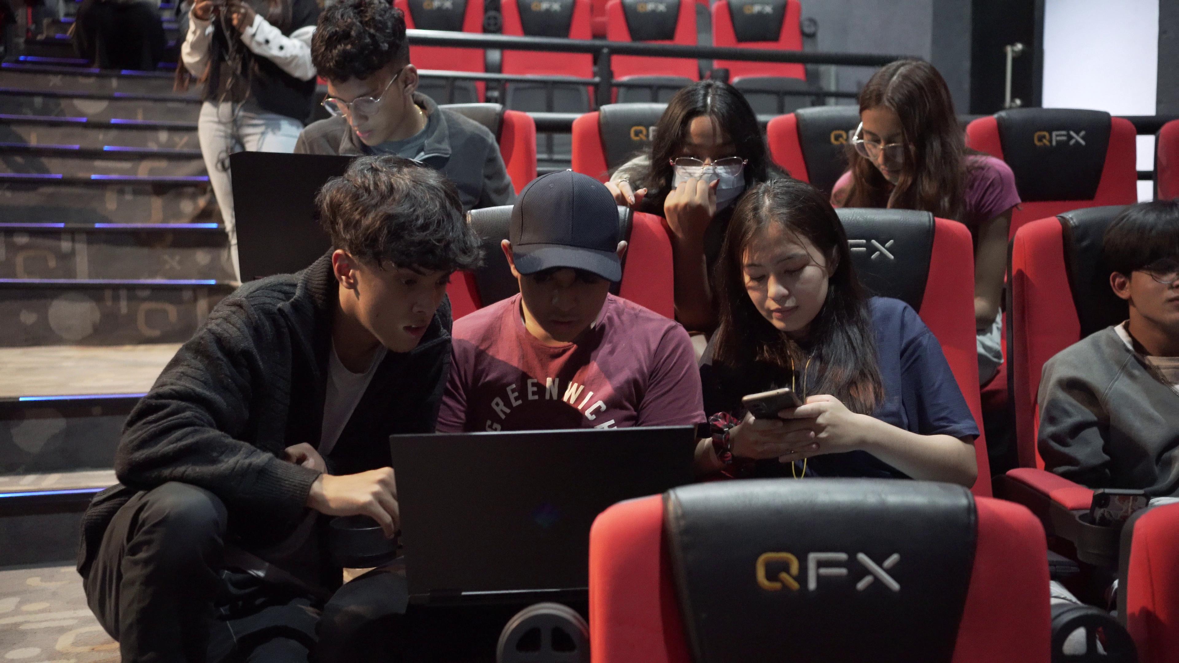 Students Competing on Guardian of Cyberspace Event